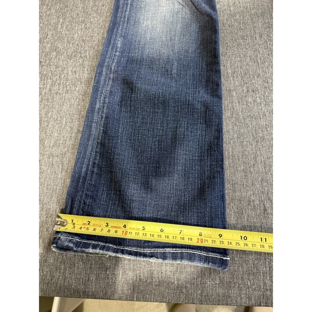 BKE Buckle Kate Stretch Distressed Bedazzled Pockets Low Rise Women Jeans Sz 28 - Picture 2 of 16